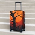 thumbnail image 2 of Lsque Yellow Castle Sunset Tree Printed Luggage Cover, Travel Luggage Protector,Scratch and Dirt Resistant, Fits 18-32 Inch Luggage - Large, 2 of 9