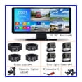 thumbnail image 1 of 10.36 " Touch 4 Channels Split Screen Car MP4 Recorder Monitor With AHD Backup Camera DVR For Truck Bus Pickup Trailer ,Clear Images, 1 of 7