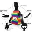 thumbnail image 5 of HELLHERO Heart and Rainbow Pattern Design Double Layer Shoulder Bag for Women, Daily Use, 5 of 7