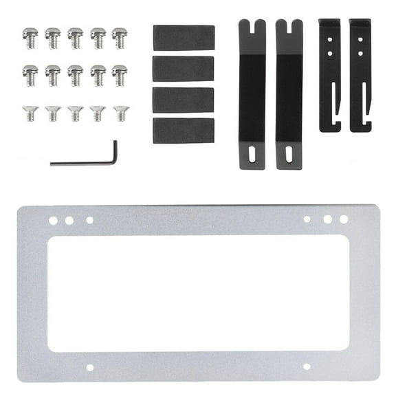 For Tesla Model 3 2017-2021 Car License Plate Frame Free Perforation American License Plate Mounting Holder