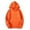Orange, variant on VEKDONE Thin Fleece Sweatshirts for Women 2048 Long Sleeve Drawstring Soft Hoodies Trendy Solid Color Comfy Pullover Fall Winter Loose Top with Pockets