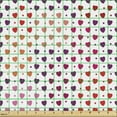 thumbnail image 2 of Heart Upholstery Fabric by the Yard, Repetitive Hearts and Dots Love Romance Affection Modern Illustration, Decorative Fabric for DIY and Home Accents, 3 Yards, Burnt Sienna and Pink by Ambesonne, 2 of 5
