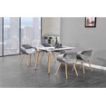 thumbnail image 4 of Best Master Furniture SL7064 White Side Chairs Mid Century & Moderne Side Chairs&44; Blanc - Lot de 2, 4 of 4