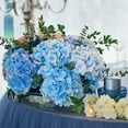 thumbnail image 5 of Light Blue Vintage Hydrangea, Fall Decorations for Home, Outdoor Artificial Hydrangea Flowers Uv Resistant Fake Plants, Faux Plastic Flower, Hanging Plants Garden Porch Window Home Wedding Decor, 5 of 6