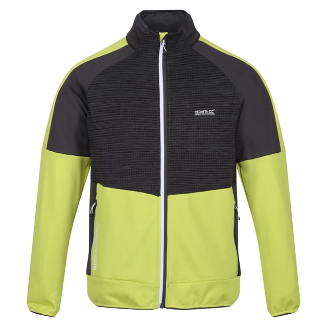 Regatta - Chaqueta Softshell Yare VII para Hombre (Algas Verdes, Gris Seal)