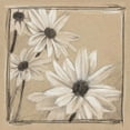 thumbnail image 2 of Harper, Ethan 15x15 Gold Ornate Wood Framed with Double Matting Museum Art Print Titled - White Floral Study II, 2 of 4