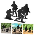 thumbnail image 4 of Minkissy 4Pcs Versatile Tool Practice Target Shooting Targets Stainless Steel for Training Aid, 4 of 8
