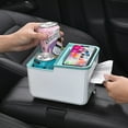 thumbnail image 2 of Car Armrest Organizers SUV Interior Stowing Tidying Accessories Detachable Storage Box for Phone Tissue Cup Drink Holder, 2 of 8