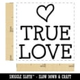 thumbnail image 2 of True Love Heart Fun Text Self-Inking Rubber Stamp Ink Stamper - Black Ink - Small 1 Inch, 2 of 7