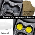 thumbnail image 4 of Car Coasters 6 Pack Stone Car Cup Holder Lemon Yellow Absorbent Drink Car Coaster Ceramic Set Small 2.56 inch Cup Coasters, 4 of 6