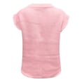 thumbnail image 6 of T Shirts for Women 2026 Summer Short Sleeve Sweater Plain Casual Loose Cap Sleeve Crewneck Knitted Tshirt Blouse, 6 of 6