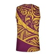 thumbnail image 4 of Camiseta sin mangas de cuello redondo para hombre, ropa deportiva para el hogar, pijamas, camiseta de color liso, blusa deportiva, blusa de poliéster para hombre, 4 of 5