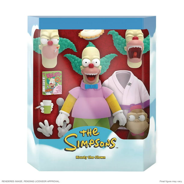 Overname Hoes Lauw Simpsons Ultimates Krusty The Clown Deluxe Action Figure - Walmart.com