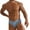 Blue, variant on Swuxness Mens Plus Size Breathable Briefs, Men Sport Underpants, Men's Solid Color Fashion Comfortable Breathable Low Waist Hip Lifting Briefs Panties Dark Gray, XXL