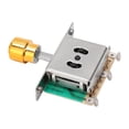 thumbnail image 2 of Pickup Switch, Pickup Toggle Switch Metal Practical Sturdy 3 Way  For Upgrade Gold, 2 of 8