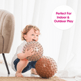 thumbnail image 6 of Edushape The Original Sensory Balls for Baby 7-Inch Color Dots Boho Chic - Coffee, 6 of 8