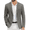 Dark Grey, variant on COOFANDY Mens Plaid Blazer Casual Sports Coat Stylish Sports Jackets Notch Lapel Knit Suit Jacket