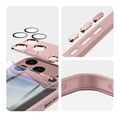 thumbnail image 2 of ELEHOLD Case for iPhone 17 Pro Max, Clear Shockproof Hybrid Phone Case with Built-in Camera Lens Protector,Pink, 2 of 6