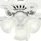 thumbnail image 4 of Ventilador de techo Hunter Builder con cadena LED para interiores, 42 pulgadas, 4 of 7