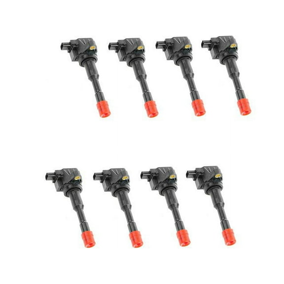 Ignition Coil Set 8 Piece - Compatible with 2006 - 2011 Honda Civic Hybrid 1.3L 4-Cylinder 2007 2008 2009 2010