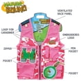 thumbnail image 2 of Chaleco cargo Nature Bound Explorer para niños, camuflaje rosa NB525, 2 of 6