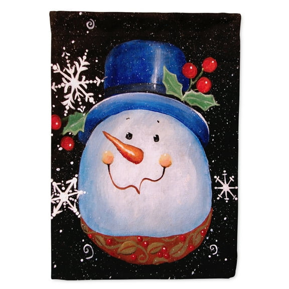 Top Hat Greetings Snowman Garden Flag
