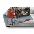 thumbnail image 3 of Cats Soft Flannel Fleece Throw Blanket, Kittens and Mittens Newborns Baby Animals in an Plain Blanket Wood Play Toys, Cozy Plush for Indoor and Outdoor Use, 70" x 90", Multicolor, by Ambesonne, 3 of 6