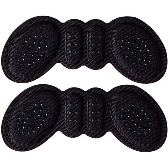 Gel Heel Cushion Inserts – High Heel Shoe Pads – Heel Grip Liner Insert (Black, 6mm)