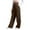 Brown, variant on Wide Leg Sweat Pants for Womens High Waisted Sweatpants with Pockets Y2k Baggy Comfy Athletic Jogger Pants Navy M