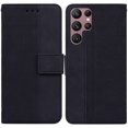 thumbnail image 2 of Wallet Phone Case Cover Compatible with Samsung Galaxy S22 Ultra, Vintage for Men Business Embossed PU Leather Flip Protective Case with Wrist Strap Kickstand for Samsung Galaxy S22 Ultra,Black, 2 of 8