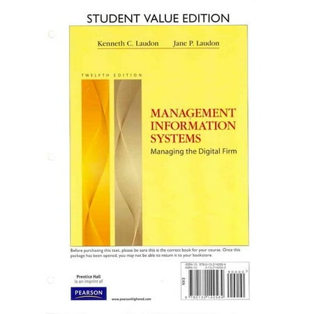 management information systems managing the digital firm walmart information systems