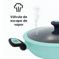 thumbnail image 2 of Batería de Cocina Ready Cook Aluminio Antiadherente Naranja Tapa de Vidrio Templado y Salida de Vapor 9 pzas, 2 of 11