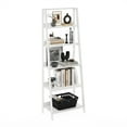 thumbnail image 3 of Furinno Ladder Bookcase Display Shelf in 6-Tier in White, 3 of 6