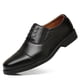 thumbnail image 1 of Zapatos de Cuero para Hombre Zapatos de Cuero para Hombre Zapatos de Negocios Casuales de Moda con Punta de Tres Puntas y Cordones para Hombre, 1 of 4