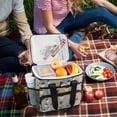 thumbnail image 5 of FORMRS Insulated Cooler Bag 24 Cans Capacity Soft Leakproof Lunch Box with Side Pockets, Cute Acorns Pattern, 5 of 7