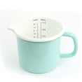 thumbnail image 2 of Martha Stewart Everyday Enamel on Steel Measuring Cup in Turquoise, 2 of 7