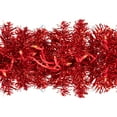 thumbnail image 5 of Northlight Pre-Lit Tinsel Artificial Christmas Garland - 9' x 8" - Red - Clear Lights, 5 of 7