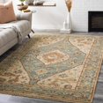 thumbnail image 4 of Boutique Rugs Freeville Traditional Area Rug - Aqua, Lime Green, Ivory - 8' x 10', 4 of 8
