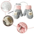 thumbnail image 5 of Dyfzdhu Mittens For Baby Snow Gloves For Kids Girls Boys Infant Winter Snow Ski Gloves Kintted Warm Gloves, 5 of 6