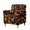 Mushroom Maple Leaf, variant on FKELYI Aztec Tribal Geometric Flower Print Stretch Single Sofa Cover Non-Slip Armchair Slipcover with Elastic Bottom Washable Anti-Scratch Furniture Protector Decor