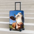 thumbnail image 5 of Travel Luggage Cover Protector - Blue Sky Meadow Cute Cow Anti-Scratch Suitcase Covers Fits 18-32 Inch Luggage, 5 of 5