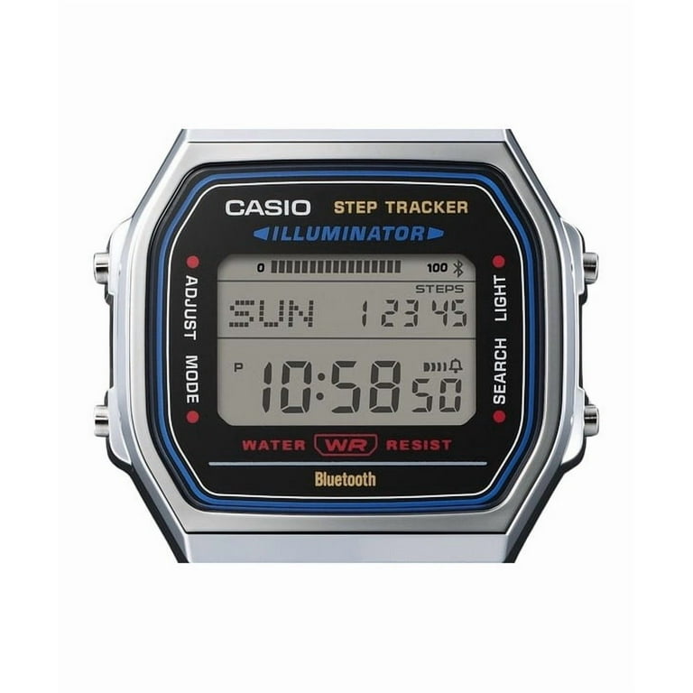 Casio Vintage Digital Smartphone Link Stainless Steel Quartz ABL