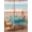 Teal, Cyan, Brown, variant on Outdoor Tablecloth with Umbrella Hole & Zipper, Teal Rectangle Tablecloth 60x120 Inch, Vintage Abstract Oil Painting Art Modern Patio Table Cover Waterproof Table Cloth for Picnic/Party