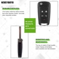 1X Key Fob Case 10-17 for Buick Allure Encore Regal Verano for Chevy ...