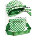 thumbnail image 4 of Checkered Crossbody Bum Bag for Women,Spacious Checkered Purse Fanny Packs Belt Bag Sling Bag with Shoulder Strap, 4 of 6