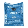 thumbnail image 1 of Clearance 2024 Graduation Season Party Throw Home Printed Outdoor Travel Camping Night Reading Blanket Buy 2 get 10% off, 1 of 4