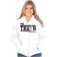 thumbnail image 4 of Truth John 14:6 Christian Verse Zip Up Hoodie Men's Women's Brisco Brands S, 4 of 6