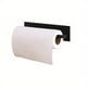 thumbnail image 3 of QUTETN Easy-Install Punch-Free Wall Mount Paper Holder & Towel Rack, Sleek Nordic Design in Black, Copper Material for Kitchen & Bathroom Storage, Towel Holder for Bathroom, 3 of 4