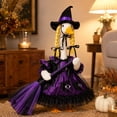 thumbnail image 7 of Sruoe Halloween Porch Goose Outfits with Witch Hat, 23 Inch Porch Goose Clothes, Goose Clothes Dress, Duck Sculpture Clothes for Lawn Statue Cement Statue Yard Patio Party Decoration, 7 of 7