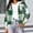 Army Green plaid button down jacket a1, variant on Women's Fall Winter Hooded Plaid Button Down Jackets Casual Loose Short Blazers Outdoor Travel Coats Fashion Tops, Purple S